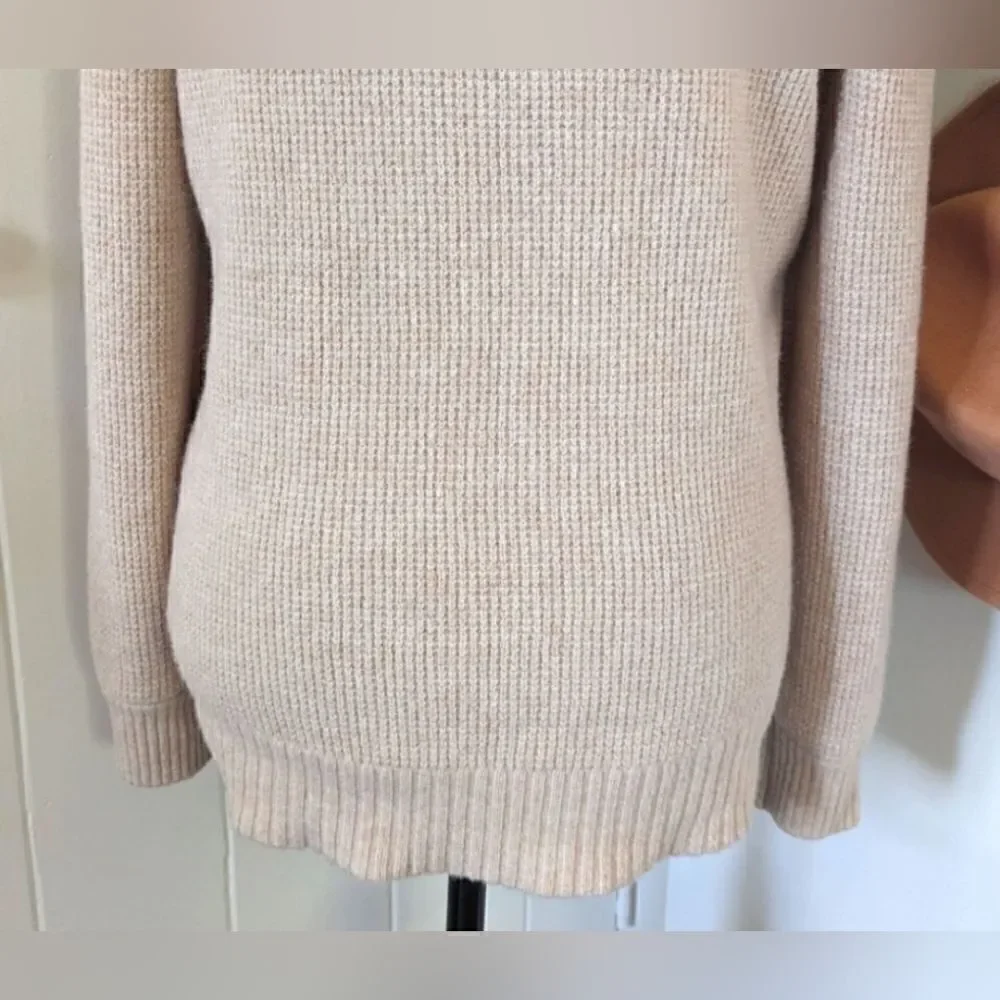 J. Crew Merino Wool Alpaca Sweater S Quiet Luxury Normcore Coastal Grandma